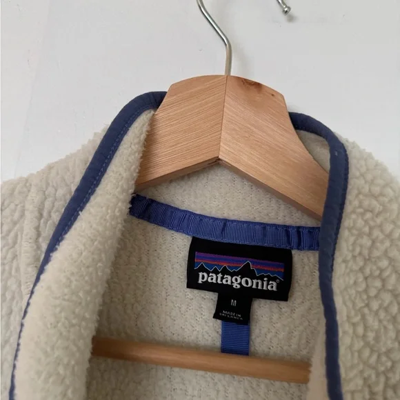 Patagonia retro pile fleece full zip jacket - Picture 3 of 4